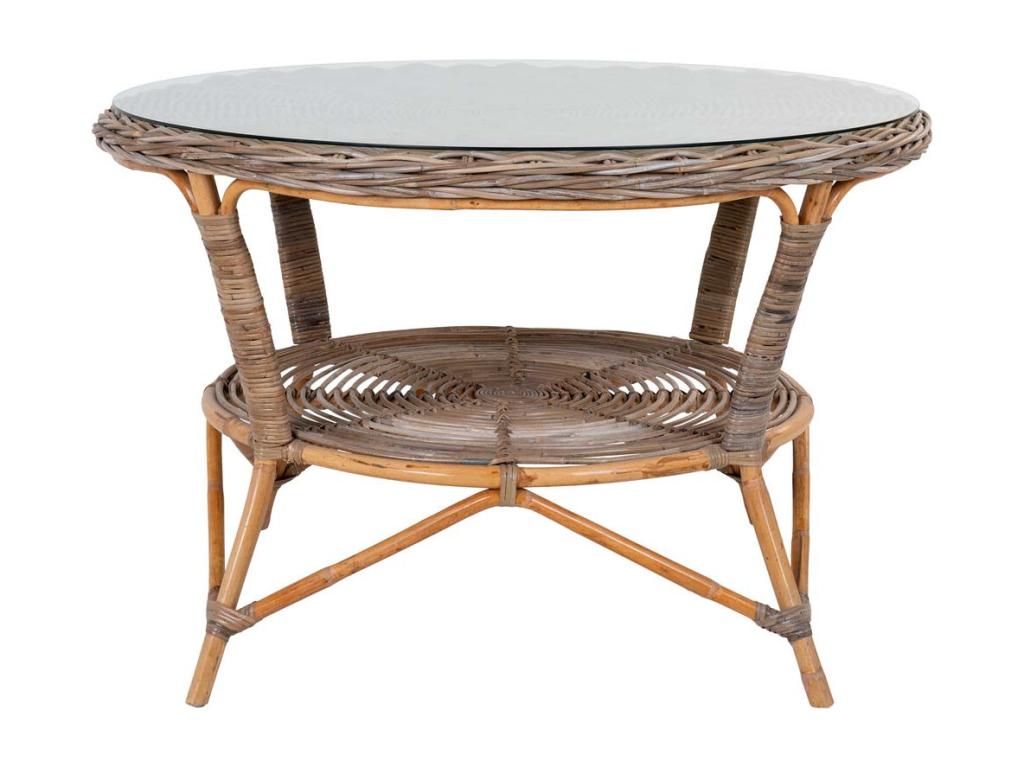 Vertchez garden table 120cm glass Vertchez grey.