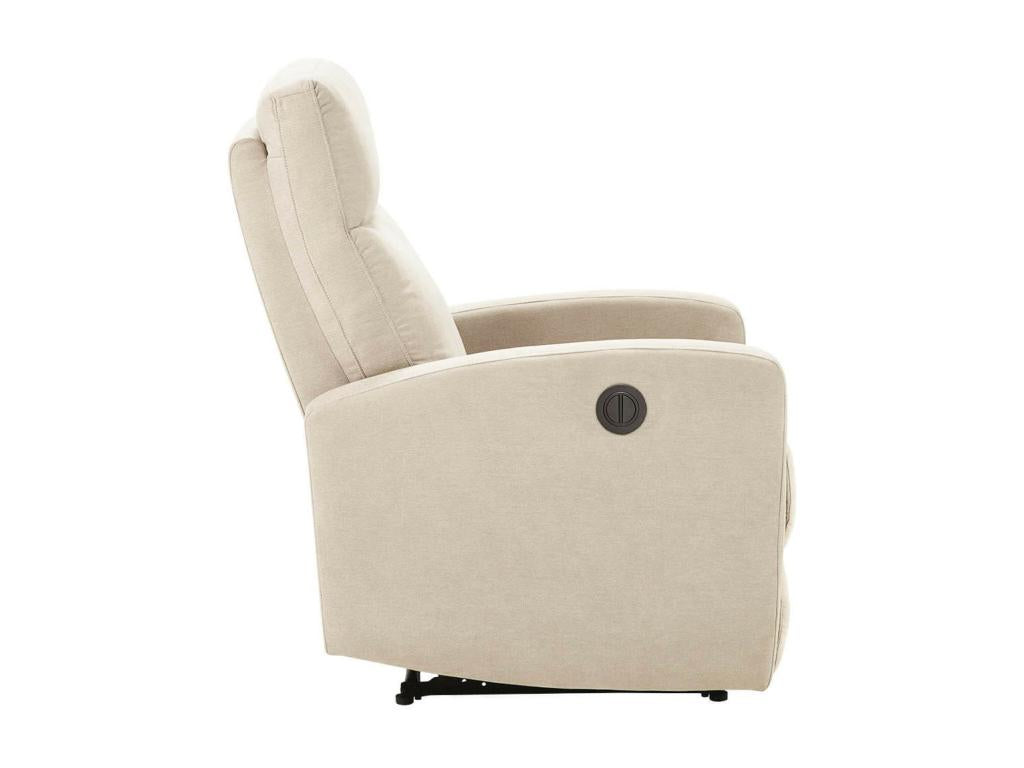 Meublita - Meublita Electric Armchair Ivory Fabric