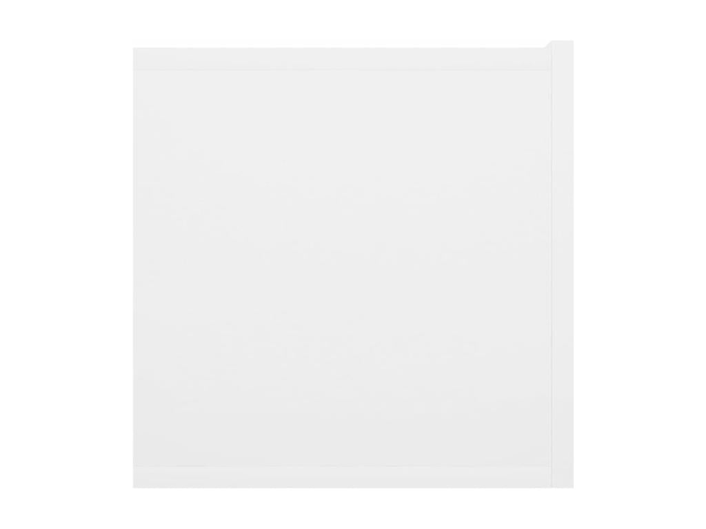 Wall-mounted TV unit, white, 60x30x30 cm