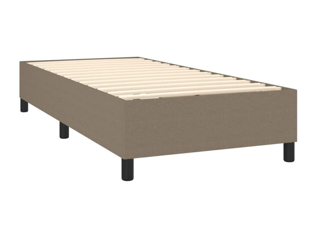 Vertchez bed base, mattress and LED lighting, 100x200 cm, fabric
