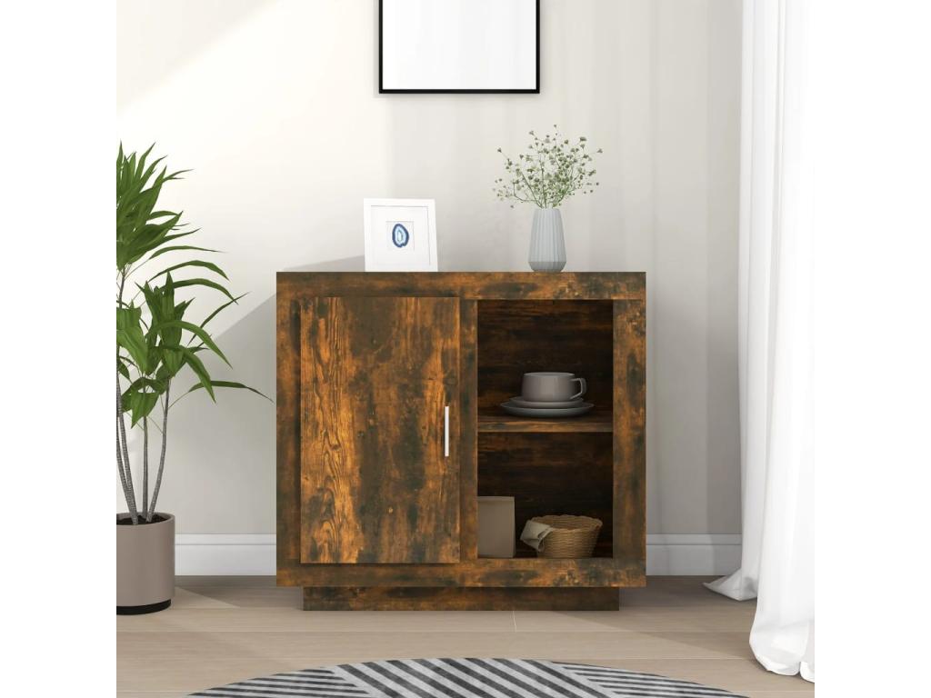 Smoked oak sideboard 80x40x75 cm