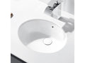 Vertchez max 2pcs Universal Pop-Up Basin Waste with Anti-Clogging Filter Bathroom Sink Waste with Overflow and Ceramic Lid White