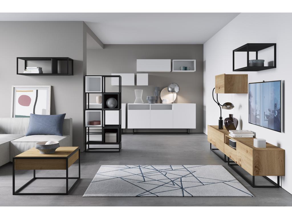 Meublita EK120 chest of drawers 120x37x82 Gray