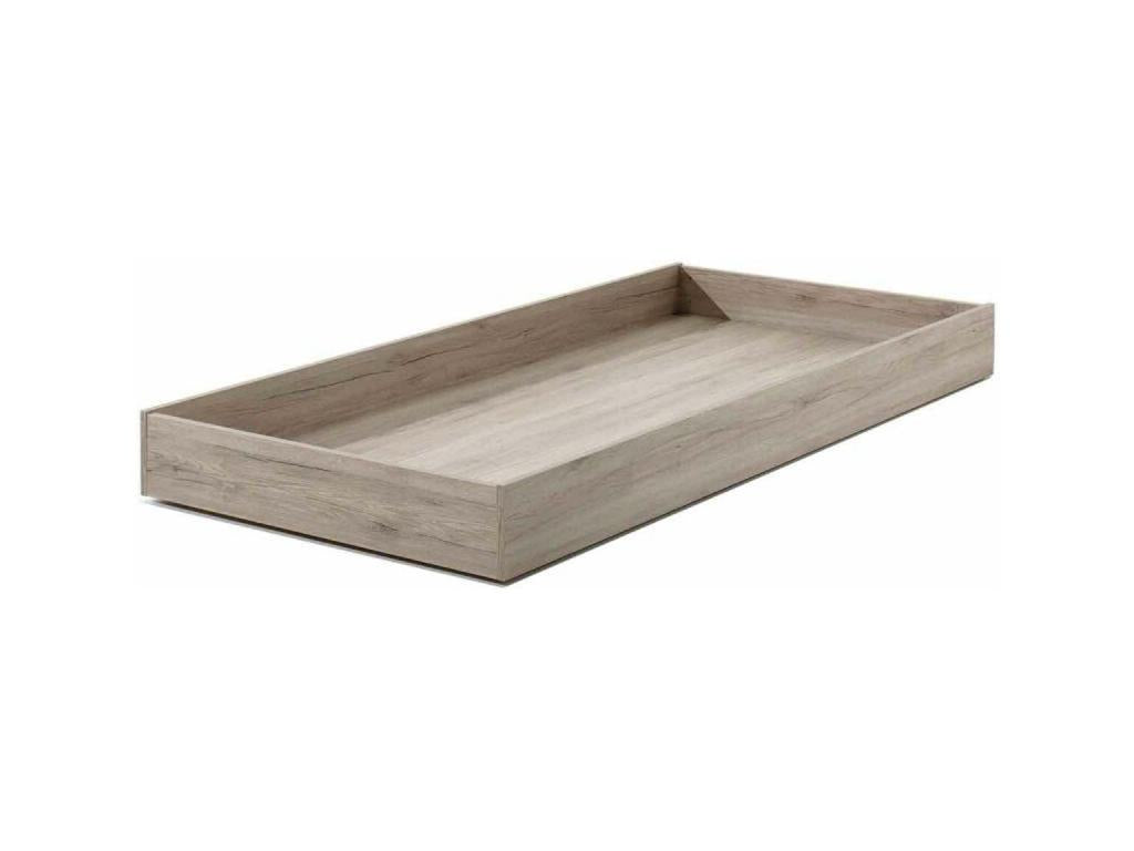 Children's Bed with Drawer, Honey, 90x200cm, Natural