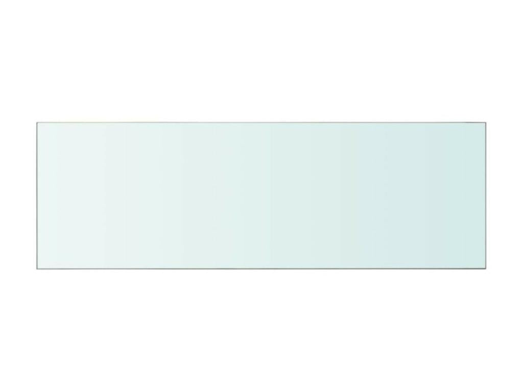 Clear glass shelf panel 90x30