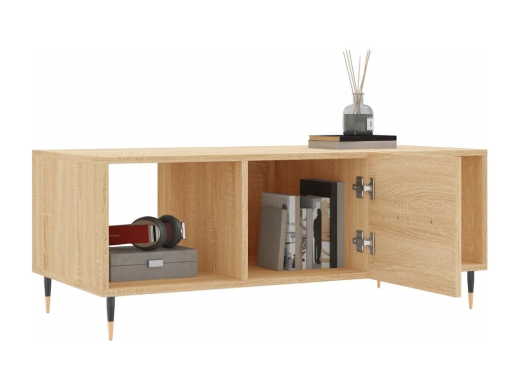 Meublita oak coffee table, 102x50x40 cm, engineered wood