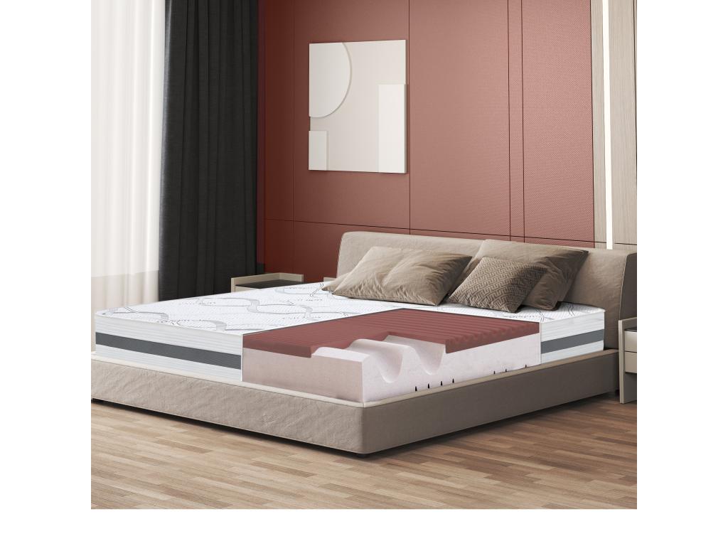 Single Mattress 105x180 with Memory Foam - Premium Quality - Height 27 cm - Made in Italy