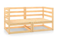 2-piece garden corner sofas, solid pine wood