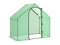 Garden greenhouse for balcony or terrace, greenhouse for tomatoes, 1.8L x 1W x 1.68H m, steel, waterproof, transparent PE, green