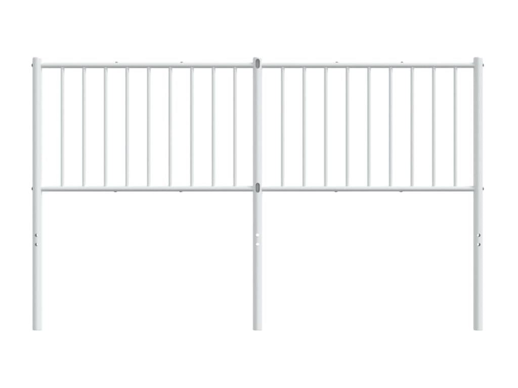 White metal headboard 160cm
