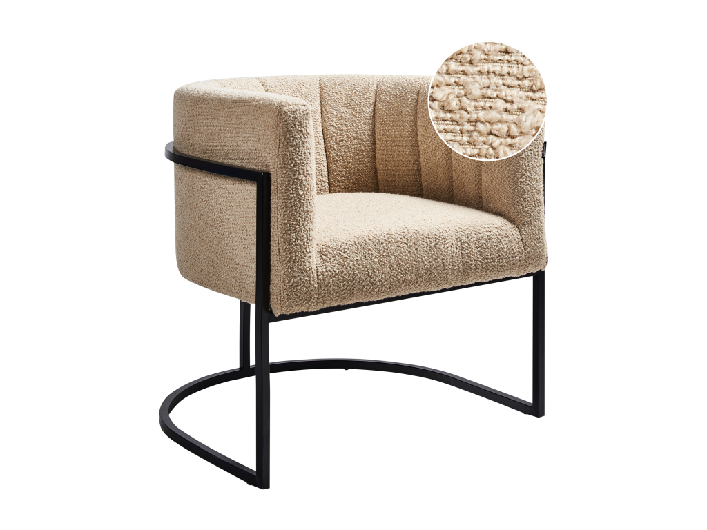 Green Armchair II Beige Loop