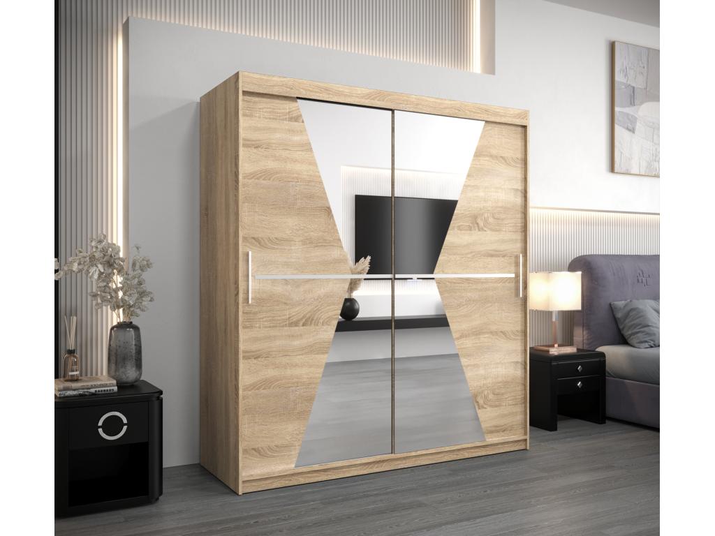 Maroko Sliding Door Wardrobe 200/180/62 2 doors Vertchez