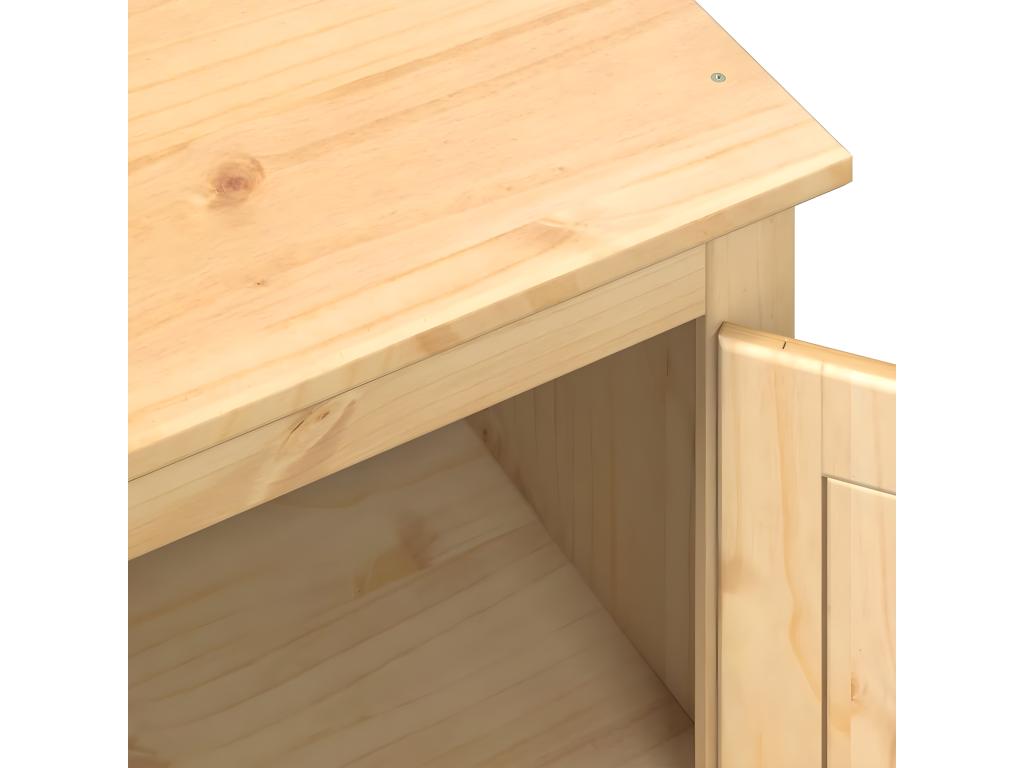 Vertchez wardrobe 76x50x170 solid pine wood