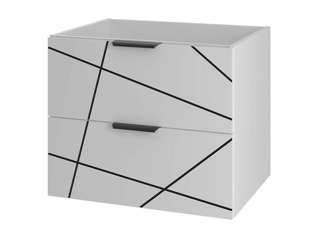 60cm Vanity Unit, Green and White