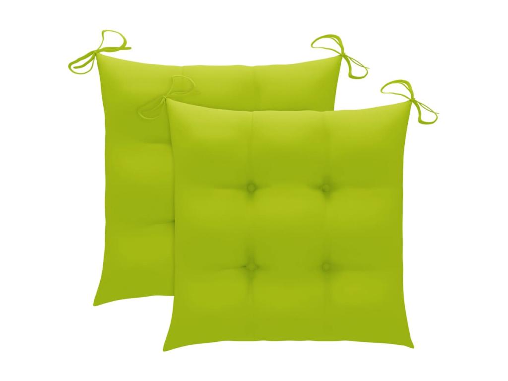 2-piece folding garden chairs with cushions by Vertchez