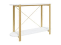 White console table, 110x38x75 cm, engineered wood