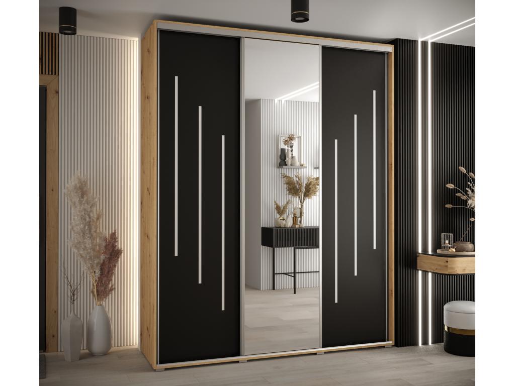 Vertchez 9 Sliding Door Wardrobe 235.2/190/60 3 Doors