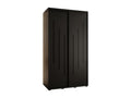 Vertchez 8-Door Sliding Wardrobe 235.2/140/45 2 Doors Black/Black/Black