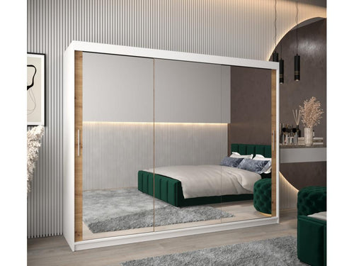 Vertchez 3-Door Sliding Wardrobe 200/250/62 3 Doors White/Vertchez