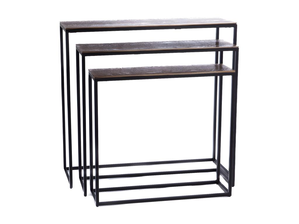 Set of 3 Vertchez consoles