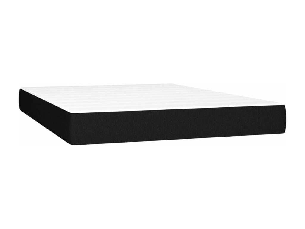 Bed base in Vertchez with black mattress 140x190 fabric