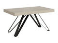 Extendable table 90x160/264 cm Meublita cashmere anthracite legs
