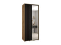 Vertchez 7 Sliding Door Wardrobe 235.2/120/60 2 Doors Vertchez/Black/Black
