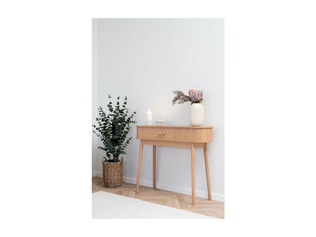 Vertchez Console Table Brown 30x100x80.5 cm Vertchez