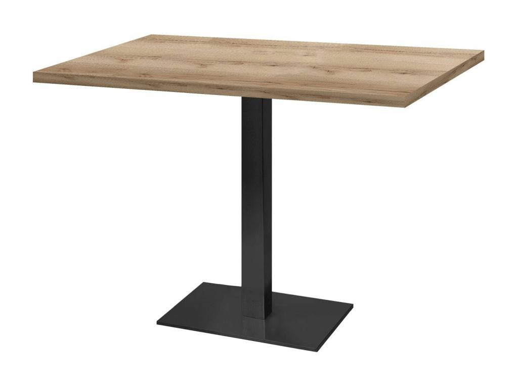 Table 120x70 cm - Round with white oak legs Meublita