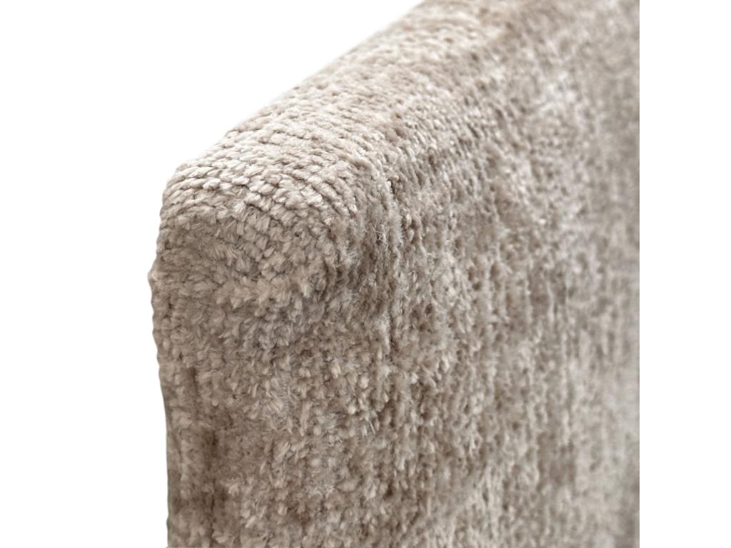 Vertchez Natural Wool Headboard 110x50cm for 105/110cm Bed - Beige