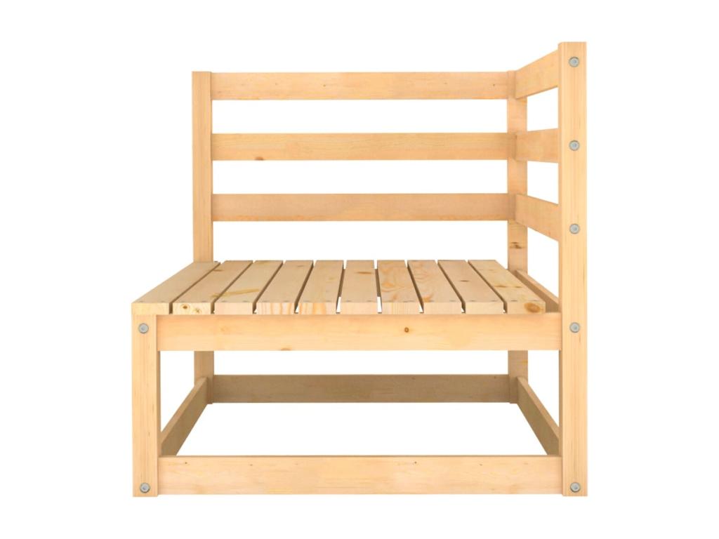 2-piece garden corner sofas, solid pine wood