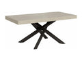 Extendable table 90x160/420 cm Flantis cashmere anthracite legs