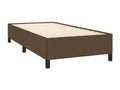 Bed base in Vertchez with dark brown mattress 90x200
