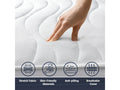Double mattress 150x205 with orthopedic memory foam - Height 20 cm - Made in Italy