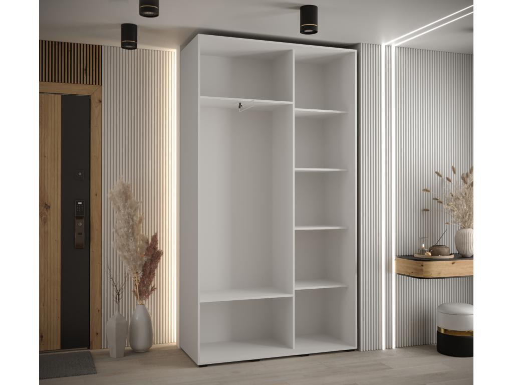 Meublita 2 Sliding Door Wardrobe 205.2/130/45 2 Doors White/Meublita