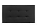Faux leather headboard with black buttons, 150x80cm - Vertchez