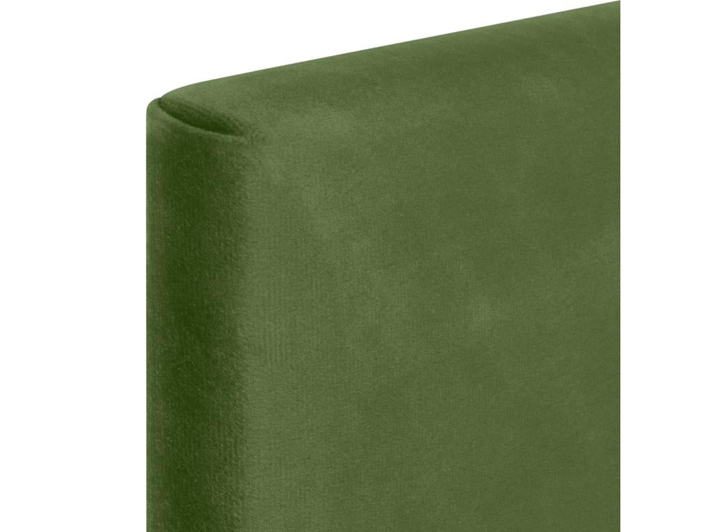 Vertchez Smooth Velvet Headboard 80x50 for 80/90 Beds - Green Vertchez