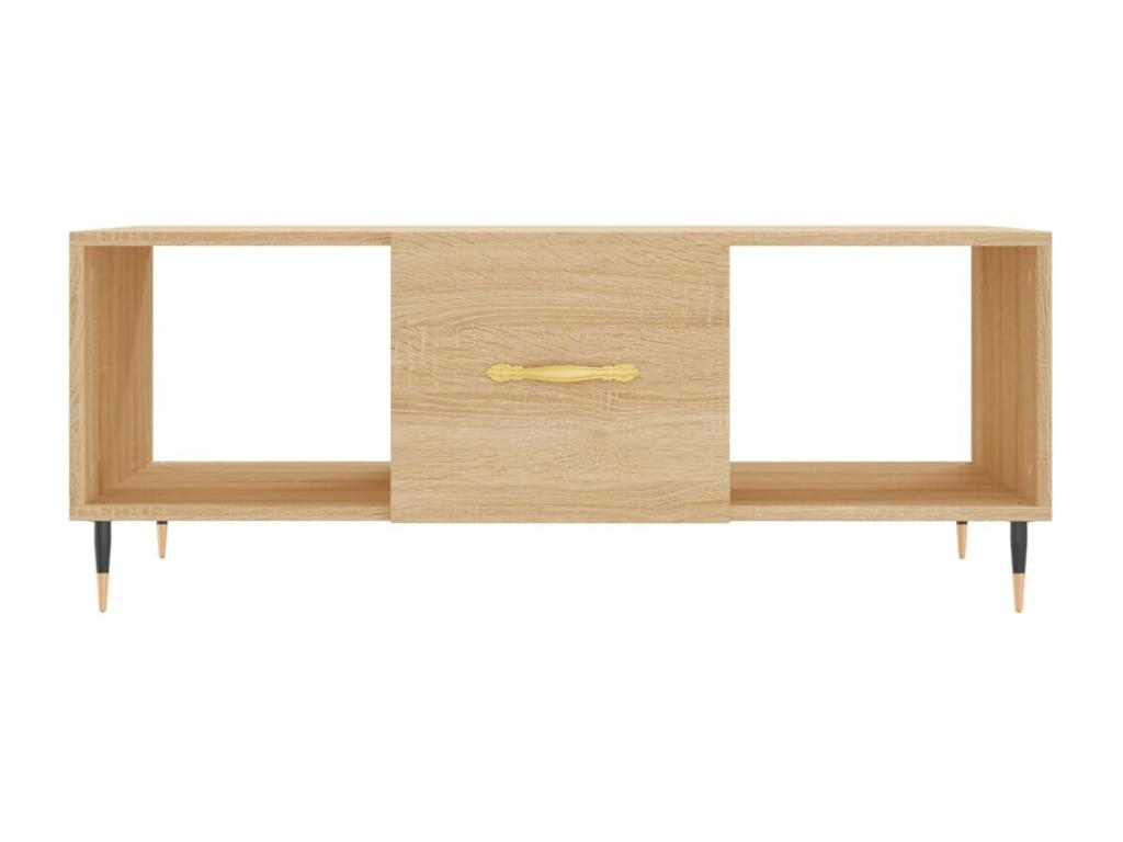 Meublita oak coffee table, 102x50x40 cm, engineered wood