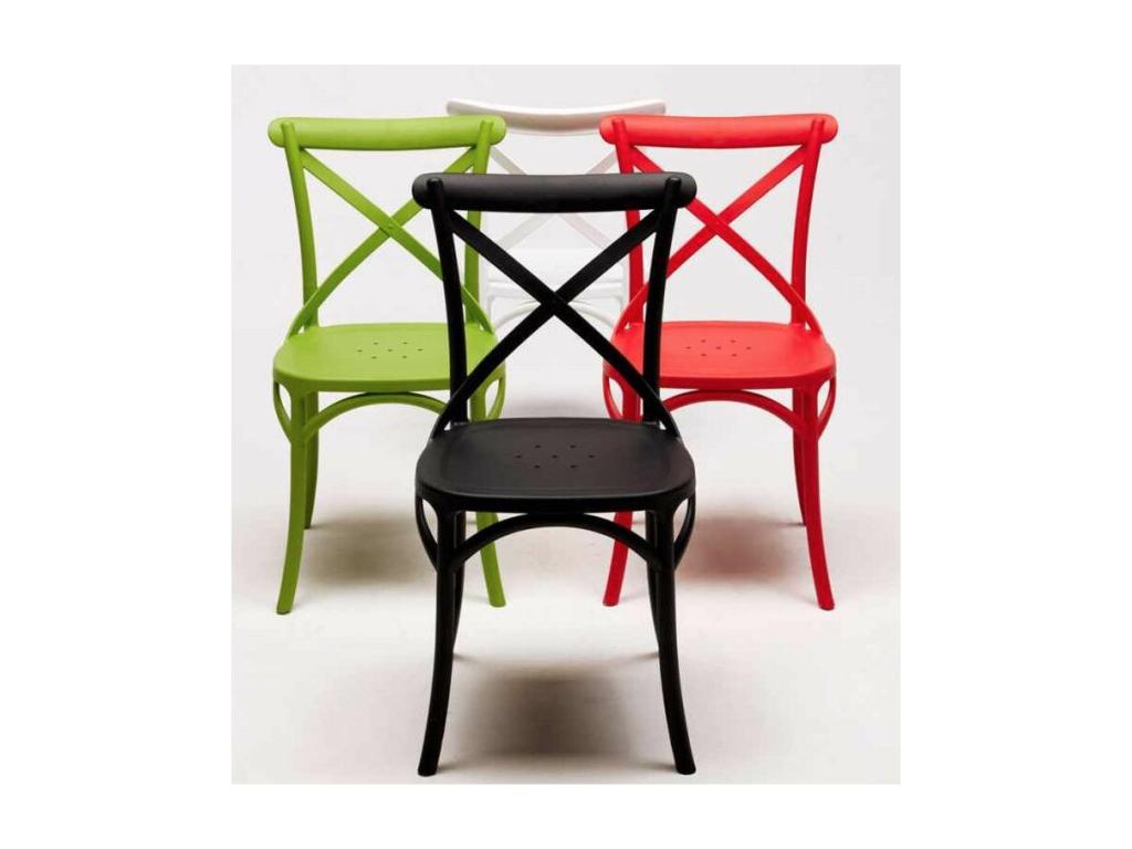 Stackable polypropylene chair Vertchez - Grey