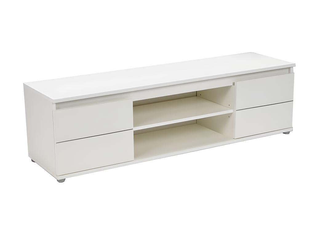 COMO 140cm TV/Video Unit with 2 Doors and 1 Niche / White
