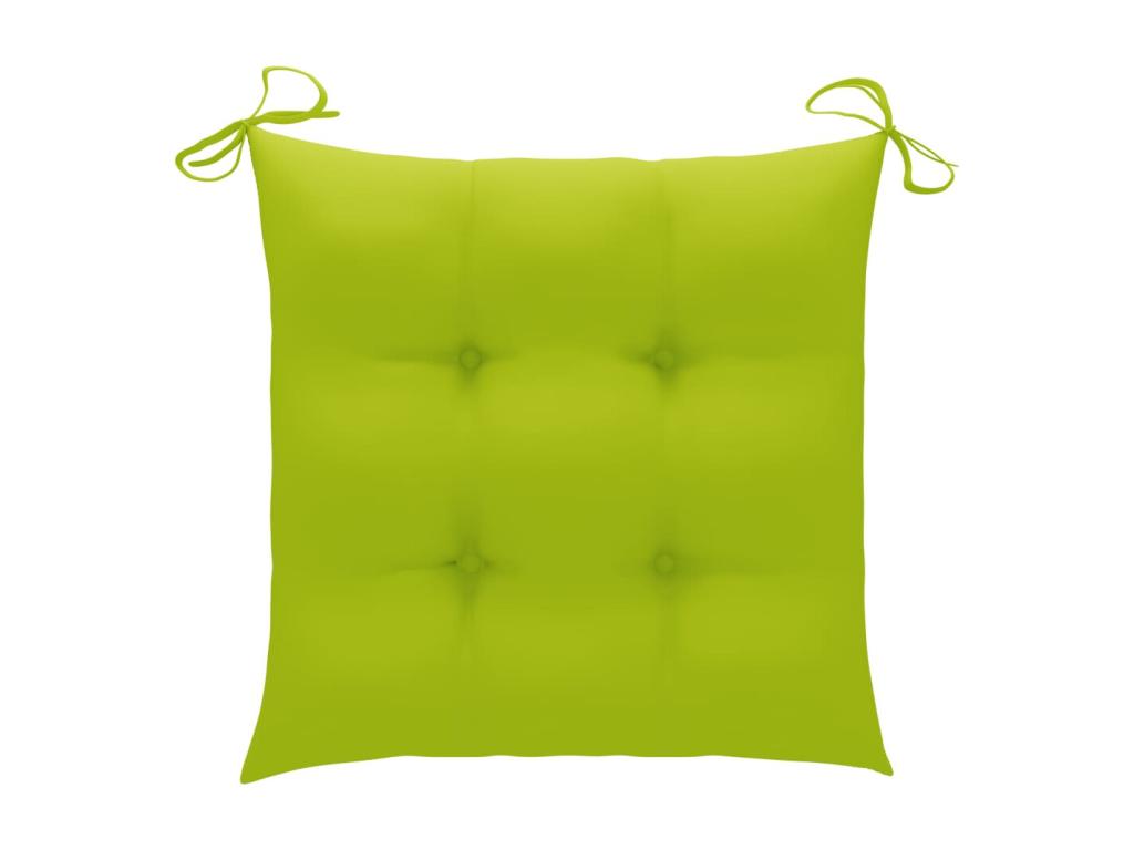 2-piece folding garden chairs with cushions by Vertchez