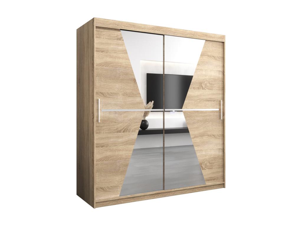 Maroko Sliding Door Wardrobe 200/180/62 2 doors Vertchez