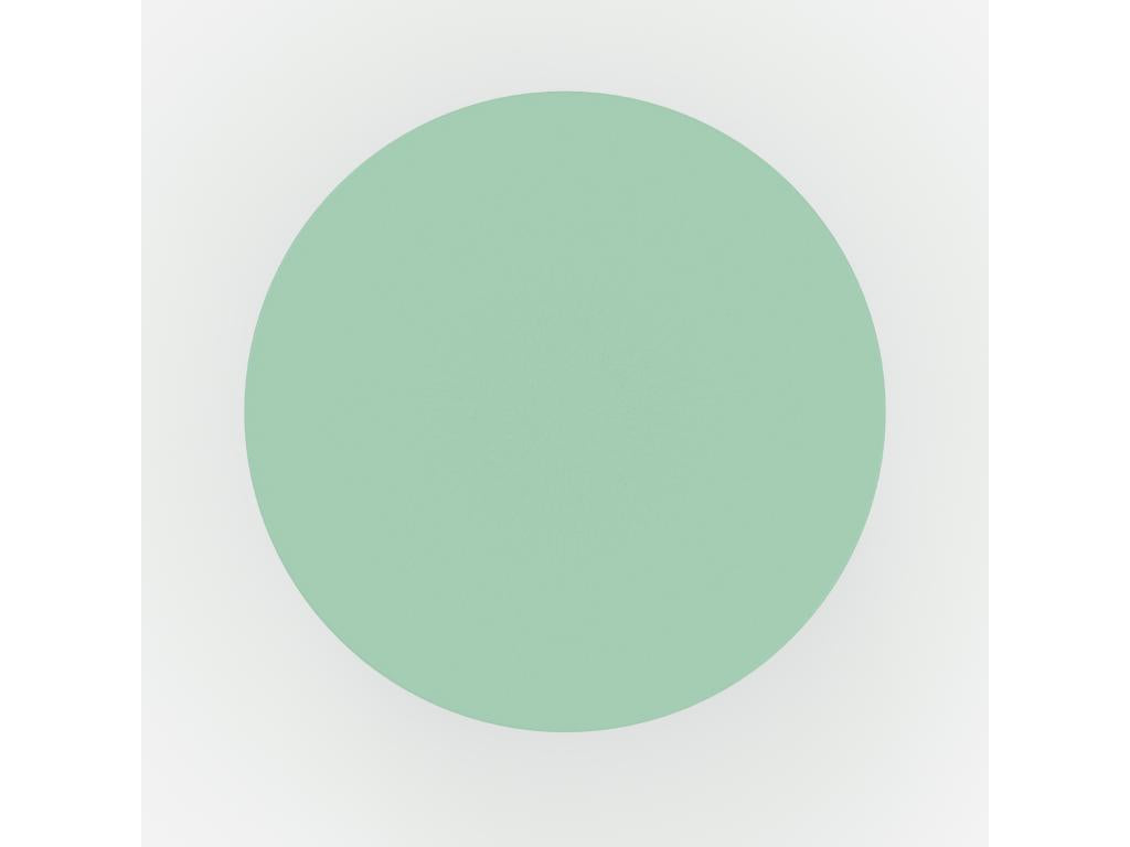 Round green metal side table D34 cm - Vertchez