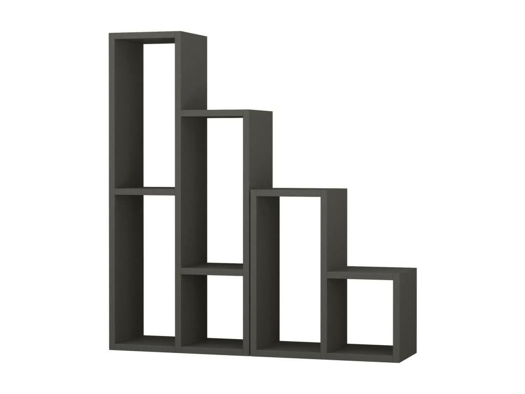 Vertchez Bookshelf, Desk Shelf, Mobile Book Holder, 42x20 h89 cm, Anthracite