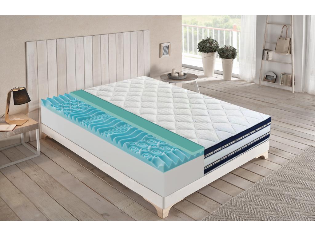 Memory foam mattress and cooling Vertchez, 27 cm high, Fantasma model, 100x200 cm
