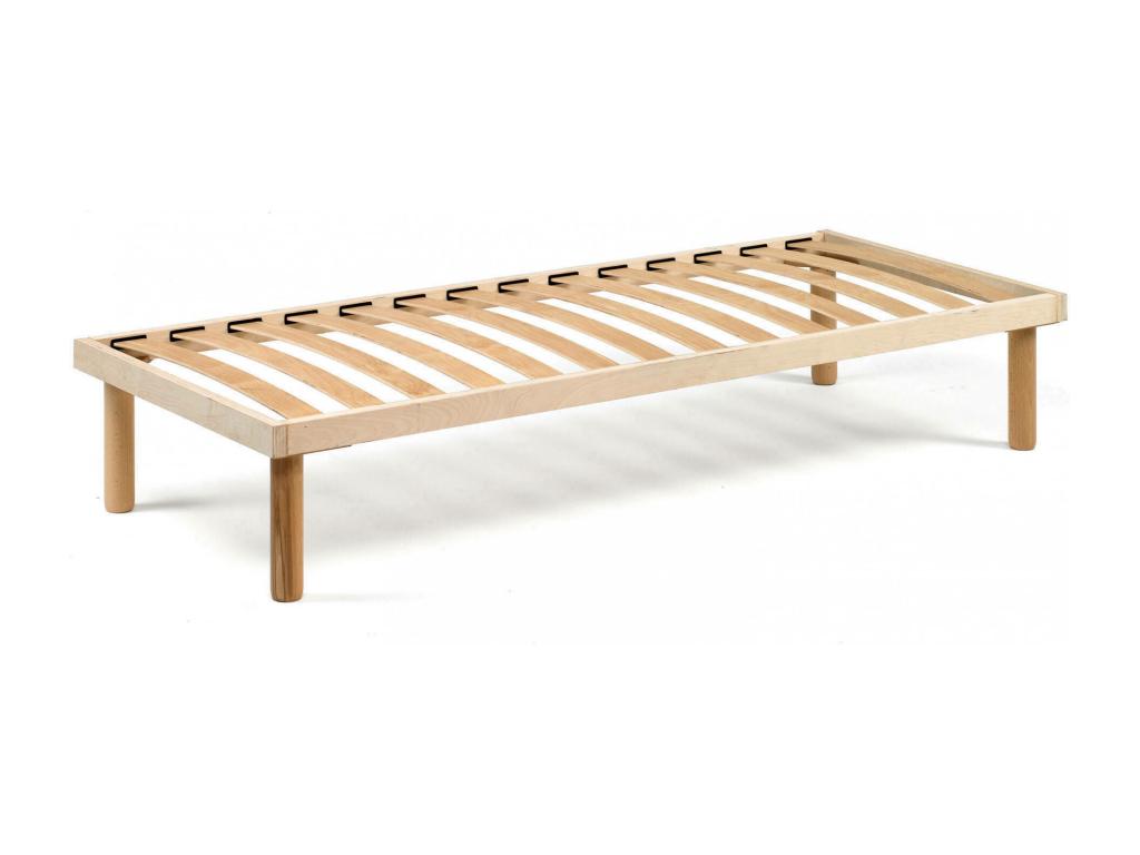 Vertchez double bed base, orthopedic bed base by Vertchez, made of wood, Made in Italy, 160x190h 31 cm