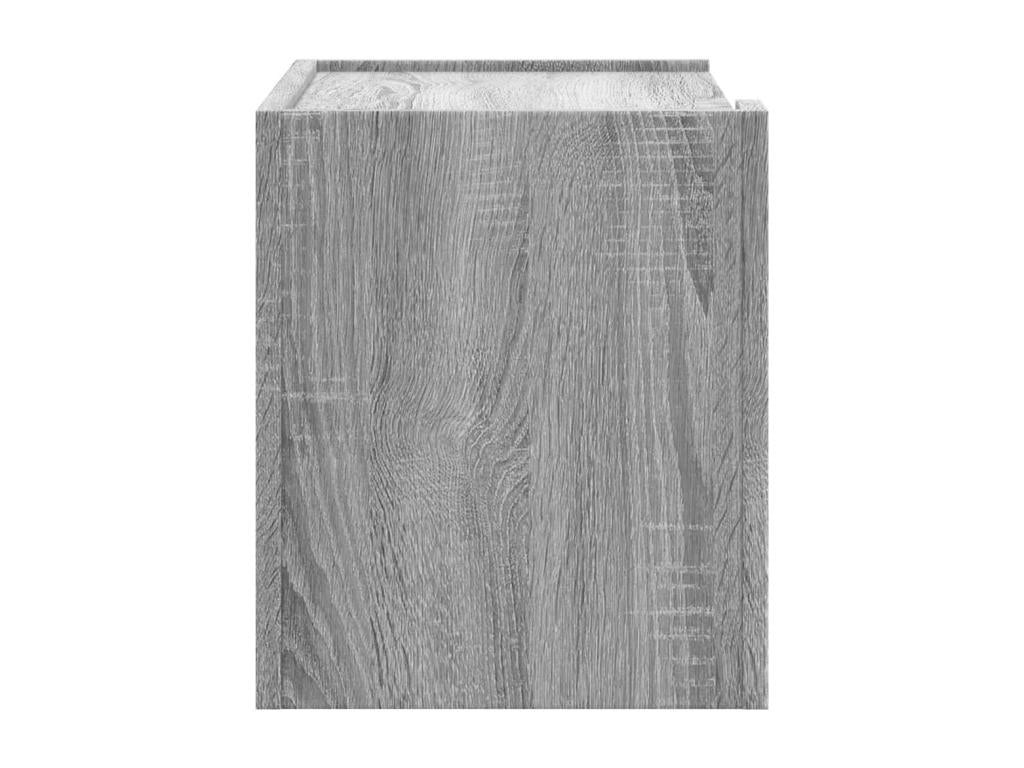 Meublita Premium - Meublita wall-mounted bedside table, grey, 45x30x35 cm