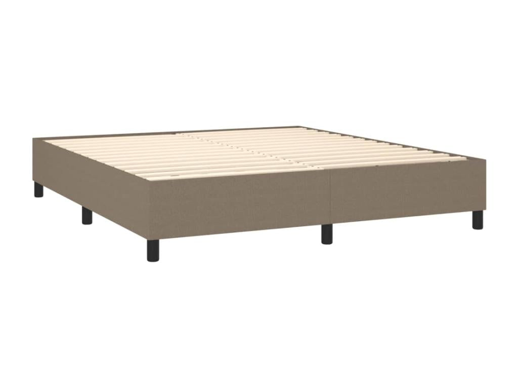 Upholstered bed base with Meublita 160x200 mattress, fabric, 3