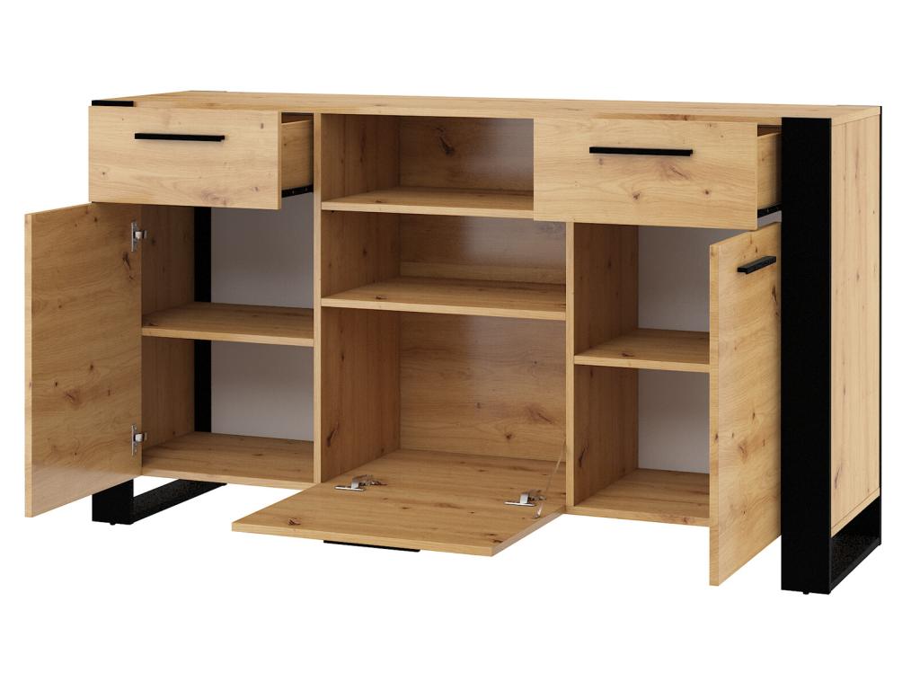 Meublita chest of drawers 155x45x87 Beige