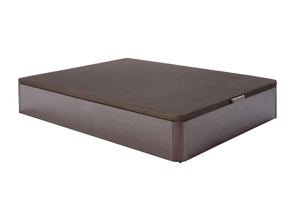 140x190 cm storage bed base - Dark natural - Vertchez